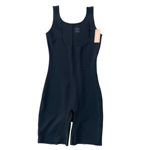 New ThirdLove Black Comfort Stretch Bodysuit Shorts Women’s Size Medium Slimming